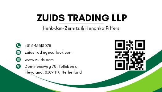 Zuid's Trading Business Card